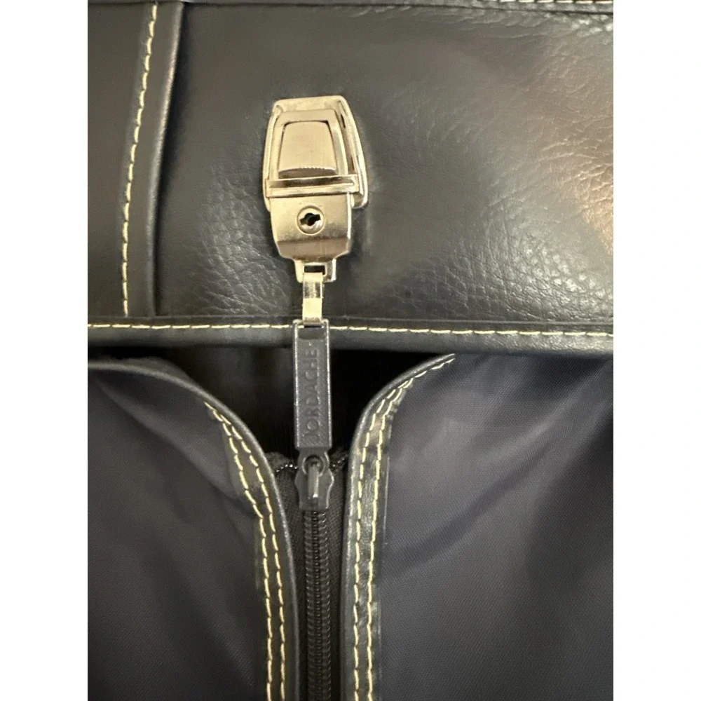 Vintage Jordache Garment Bag Suit‎ Carrier Travel Bag W/ Key Strap Tag Gray